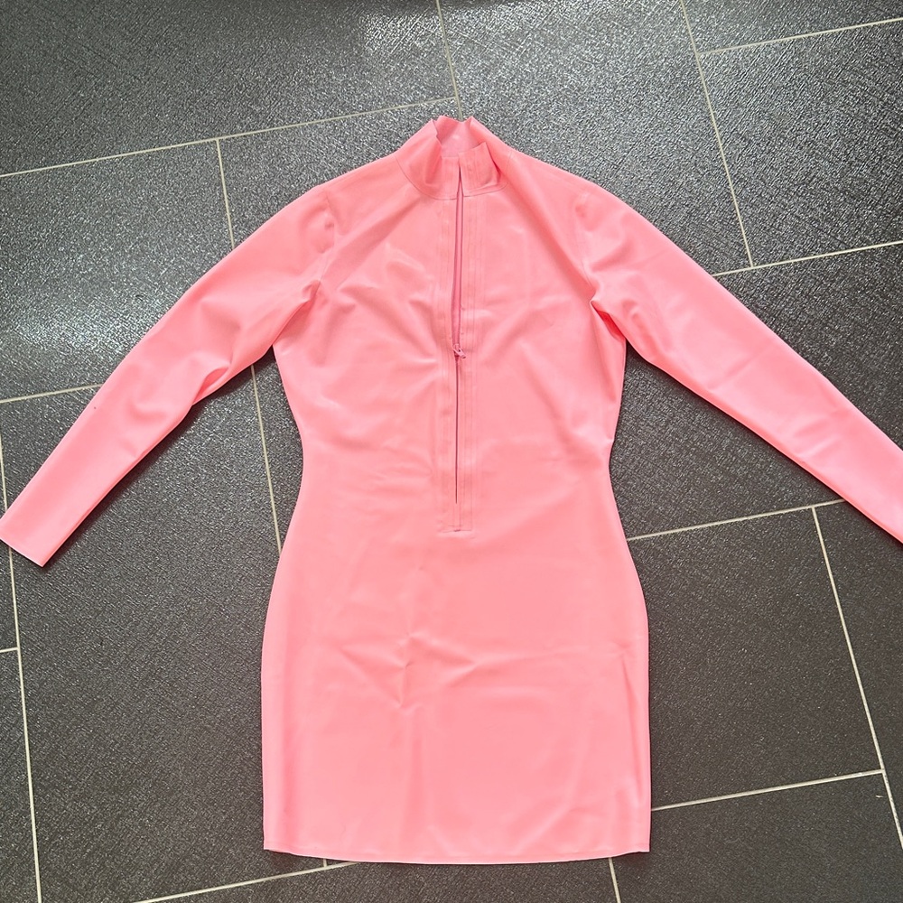 Latex Pink Dress from SKIMS